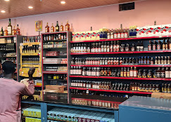 Interior shelving with Indian whisky